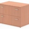Price Point Beech 2 Drawer Desk High Side Filer -Office Furniture Store 1 4