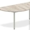 Gladstone Grey Oak Semi-circle Table 1600 Box Frame Leg