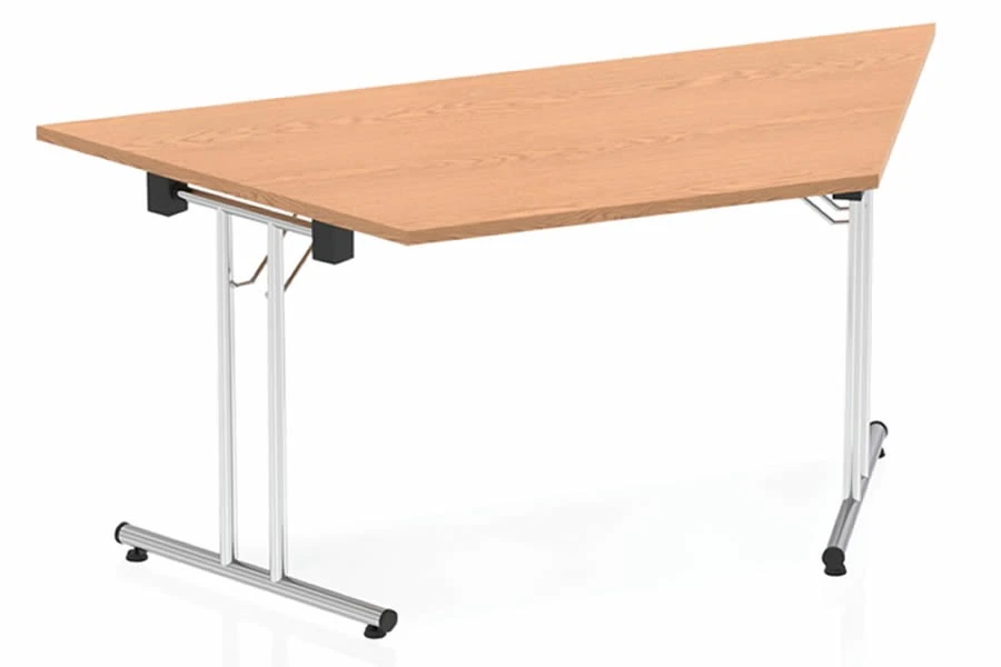 Norton Oak Trapezium Folding Table 3 Norton Oak Trapezium Folding Table