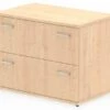 Solar Maple 2 Drawer Desk High Side Filer -Office Furniture Store 4