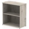 Gladstone Grey Oak 800 Office Bookcase -Office Furniture Store 800mm bookcase