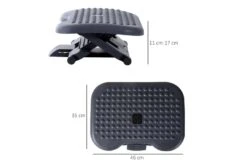 Bowman Footrest -Office Furniture Store 922 002 height angle adjustable footrest 2