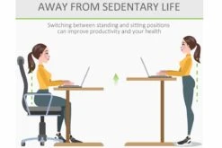 White Height Adjustable Standing Desk -Office Furniture Store adjustable white desk 6