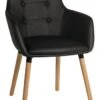 Alesto Reception Chair -Office Furniture Store alesto leather pu black 1