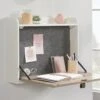 Avon Wall Desk -Office Furniture Store avon leather handled wall desk 2