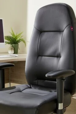 Babylon Leather 24 Hour Operator Chair -Office Furniture Store babylon leather 3
