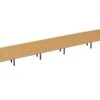 Kestral 10 Person Double Bench Desk -Office Furniture Store beech 10 person bench desk