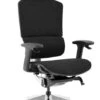 Ergo Click Plus Fabric Office Chair -Office Furniture Store black fabrimesh 1