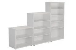 Kestral White Bookcase -Office Furniture Store bookcase 1