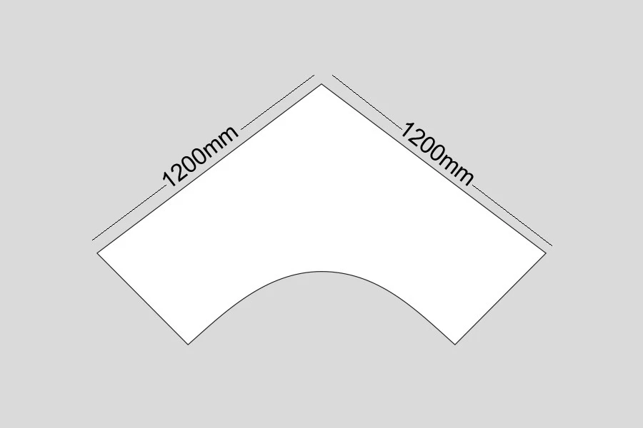 Nova Walnut Corner Panel Leg Desk 5 Nova Walnut Corner Panel Leg Desk - Image 3