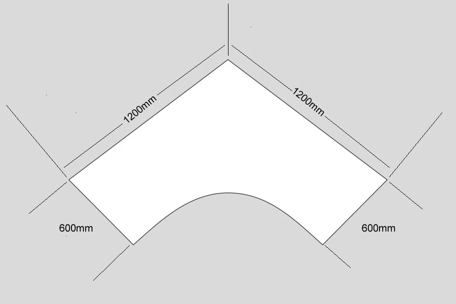 Price Point Beech Corner Desk 4 Price Point Beech Corner Desk - Image 2