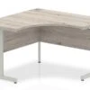 Gladstone Grey Oak Cantilever Corner Desk -Office Furniture Store cantilever corner desk