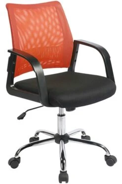 Calypso Medium Back Mesh Desk Chair 12 Calypso Medium Back Mesh Desk Chair -Office Furniture Store carnival orange 1