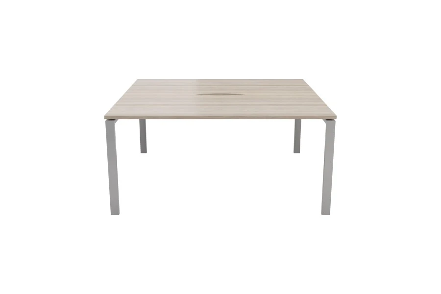 Kestral Grey Oak 2 Person Double Bench Desk 6 Kestral Grey Oak 2 Person Double Bench Desk - Image 4