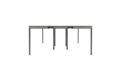 Kestral Grey Oak 6 Person Double Bench Desk -Office Furniture Store cb1280cosvgo6p side