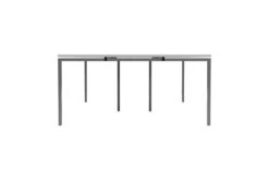 Kestral White 4 Person Double Bench Desk 13 Kestral White 4 Person Double Bench Desk -Office Furniture Store cb1280cosvwh4p side