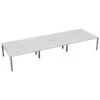 Kestral White 6 Person Double Bench Desk -Office Furniture Store cb1680cosvwh6p back 45