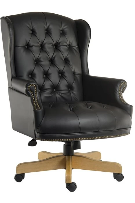 Chairman Noir Leather Office Chair 3 Chairman Noir Leather Office Chair