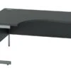 Nene Black Corner Cantilever Desk -Office Furniture Store crescent desk
