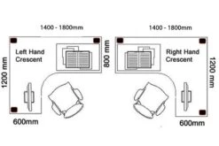 Nene Black Corner Panel End Desk 12 Nene Black Corner Panel End Desk -Office Furniture Store crescent desk 1400 1800mm 2