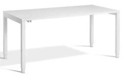 Crown Rectangular Height Adjustable Desk 16 Crown Rectangular Height Adjustable Desk -Office Furniture Store crown white frame white
