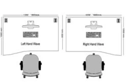 Domino Wave Cantilever Desk -Office Furniture Store desk 6