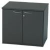 Nene Black Desk High Cupboard 2 Nene Black Desk High Cupboard -Office Furniture Store desk high cupboard 1