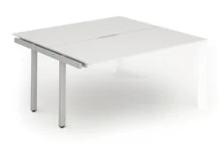 Portland Double Extension Desk -Office Furniture Store double extension desk white