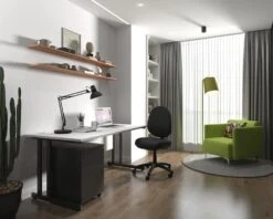 Optima Black Slimline Mobile Pedestal -Office Furniture Store dynamic optima black slimline 3 drawer ped 2 1