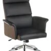 Sicily Leather Office Chair -Office Furniture Store elegance black exec chair