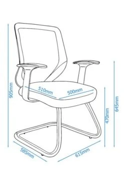 Endo Mesh Visitor Chair -Office Furniture Store endo 4 1