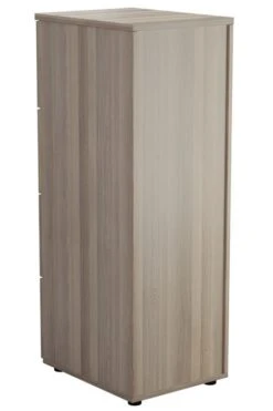 Kestral Grey Oak 4 Drawer Filing Cabinet -Office Furniture Store file 3