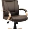Richmond Leather Office Chair -Office Furniture Store finsbury brown