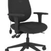 Lumbar Office Chair -Office Furniture Store frf100 bk front right