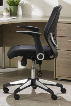 Graphite Folding Arm Mesh Chair -Office Furniture Store graphite 3