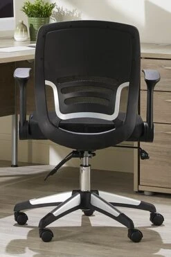 Graphite Folding Arm Mesh Chair -Office Furniture Store graphite 4
