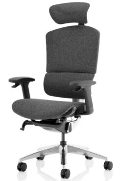 Ergo Click Plus Fabric Office Chair -Office Furniture Store grey fabrimesh 3