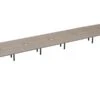 Kestral Grey Oak 10 Person Double Bench Desk
