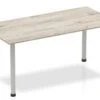 Gladstone Grey Oak Straight Table Post Leg