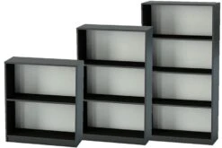 Nene Black Office Bookcase -Office Furniture Store group bookcase