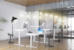 Polar Height Adjustable Desk 10 Polar Height Adjustable Desk -Office Furniture Store ha white 1