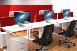 Polar Height Adjustable Desk 12 Polar Height Adjustable Desk -Office Furniture Store ha white new