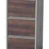 Harmony Three Filing Drawers -Office Furniture Store harmony walnut 3 drawer filing cabinet