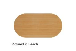 Kestral D End Boardroom Table -Office Furniture Store hawk beech top 1