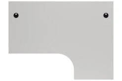 Kestral White Corner Desk And Pedestal -Office Furniture Store hawk white crescent top