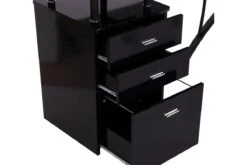 Alice Black Corner Desk 21 Alice Black Corner Desk -Office Furniture Store homcom black computer table corner desk 6