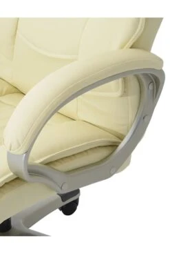 Ontario Leather Office Chair -Office Furniture Store homcom high back pu leather office chair cream 10
