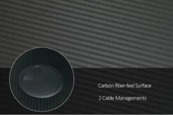 Nemesis Black Corner Gaming Desk -Office Furniture Store homcom l shaped corner desk 6