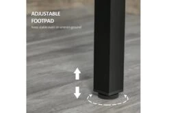 Nemesis Black Corner Gaming Desk -Office Furniture Store homcom l shaped corner desk 7