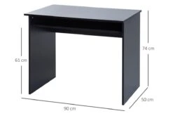 Madeline Desk -Office Furniture Store homcom pb writing desk laptop table black 3